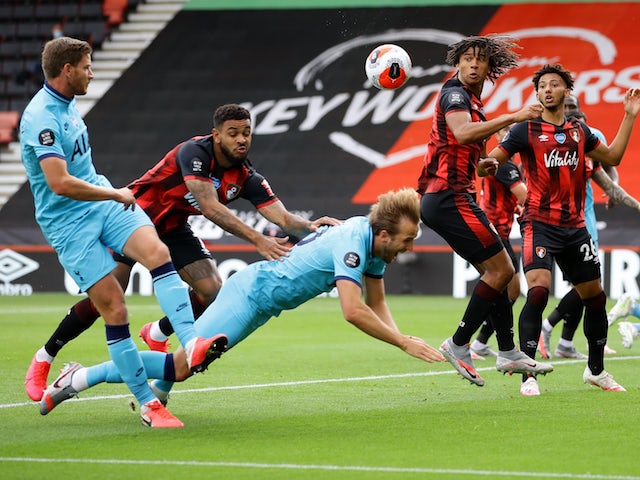 Bournemouth pick up first point since lockdown in Tottenham draw
