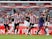 Brentford's Ethan Pinnock celebrates with teammates after his winning goal against Charlton on July 7, 2020
