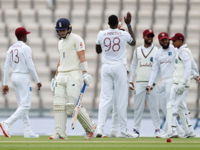 England hold slender lead over West Indies