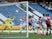 Luton Town's Sonny Bradley scores against Huddersfield Town in the Championship on July 10, 2020