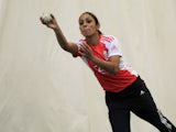 England Women's cricketer Isa Guha pictured in February 2012