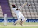 West Indies's Jermaine Blackwood in action against England on July 12, 2020