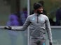 Tottenham Hotspur midfielder Tanguy Ndombele pictured in training in March 2020