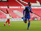 Cardiff City's Sean Morrison celebrates scoring against Middlesbrough on July 18, 2020