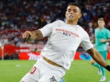 Diego Carlos in action for Sevilla in September 2019