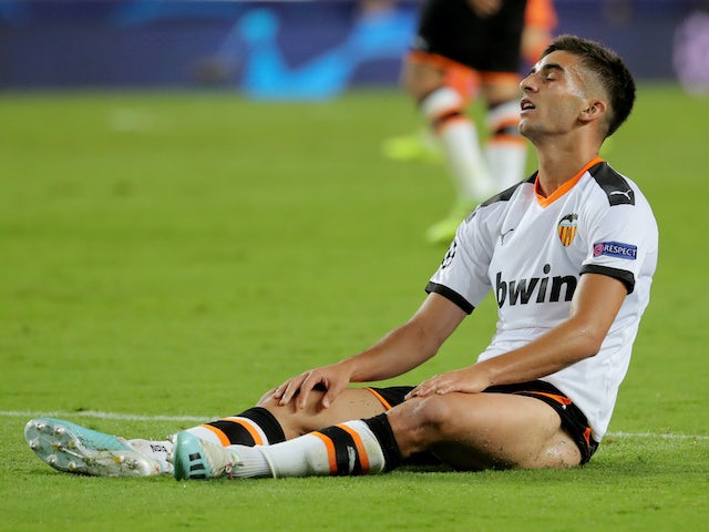 Ferran Torres in action for Valencia on October 2, 2019