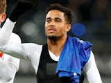Justin Kluivert in action for Roma on February 27, 2020