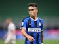 Lautaro Martinez in action for Inter Milan on July 13, 2020