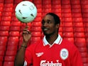 Paul Ince pictured when signing for Liverpool in 1997
