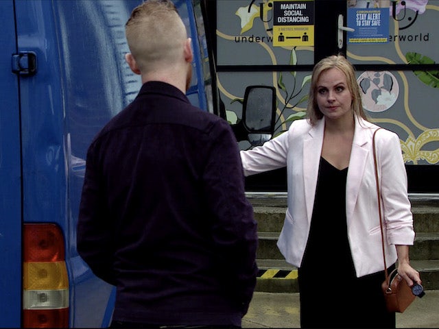 Sarah confronts Gary on Coronation Street on July 29, 2020