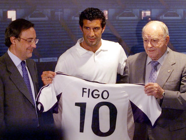 On this day: Luis Figo joins Real Madrid from Barcelona in world-record transfer