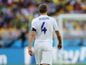 Steven Gerrard in action for England during the 2014 World Cup