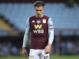 Jack Grealish in action for Aston Villa on July 21, 2020