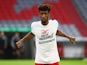 Bayern Munich attacker Kingsley Coman pictured in action in June 2020