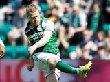 Daryl Horgan pictured for Hibernian in April 2019