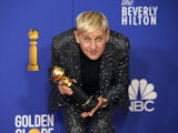 Ellen DeGeneres pictured at the Globes on January 5, 2020