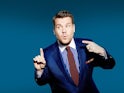James Corden breathing in during a promo for the Late Late Show