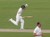 Middlesex's Nick Gubbins in action against Surrey on August 1, 2020