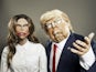 Donald Trump and Melania Trump on Spitting Image