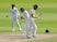 England's Chris Woakes in action with Pakistan's Yasir Shah on August 7, 2020