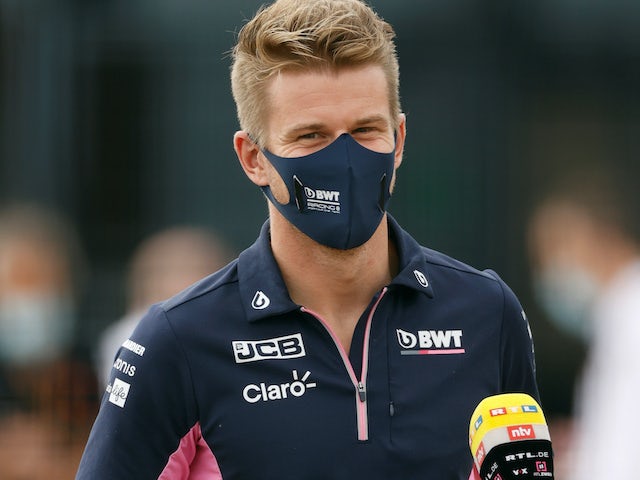 Nico Hulkenberg pictured on August 6, 2020