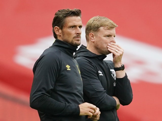 Jason Tindall pictured with Eddie Howe in July 2020