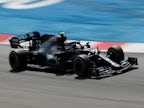 Lewis Hamilton trails Mercedes teammate Valtteri Bottas in first practice