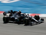 Valtteri Bottas of Mercedes pictured during practice for the Spanish GP in August 2020