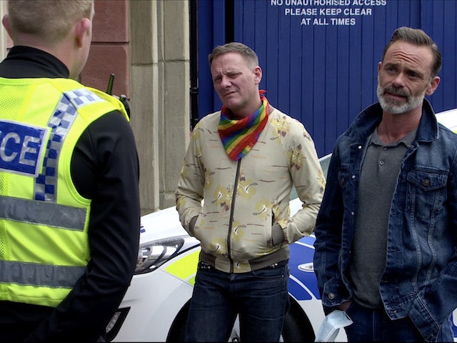 Sean and Billy on Coronation Street on August 24, 2020