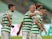 Celtic's Greg Taylor celebrates scoring against KR Reykjavik with Scott Brown and Ryan Christie in the Champions League on August 18, 2020