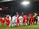 Liverpool take on Leeds United in an EFL Cup tie in November 2016