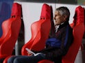 Barcelona boss Quique Setien watches on as his side are dismantled by Bayern Munich on August 15, 2020