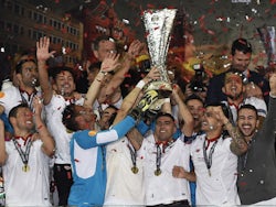 Sevilla celebrate winning the Europa League in 2016