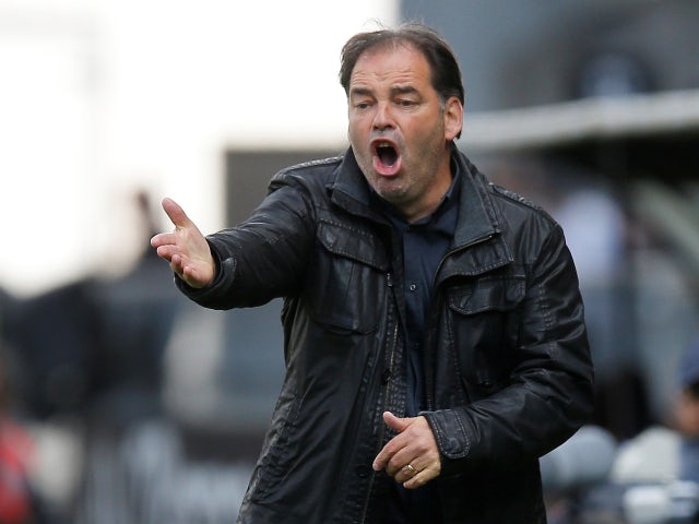 Angers manager Stephane Moulin pictured in May 2019