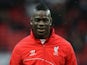 Mario Balotelli pictured for Liverpool in December 2014