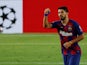 Luis Suarez pictured for Barcelona in August 2020