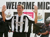 Michael Owen is unveiled by Newcastle after joining in 2005