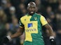 Youssouf Mulumbu in Premier League action for Norwich City on February 5, 2016