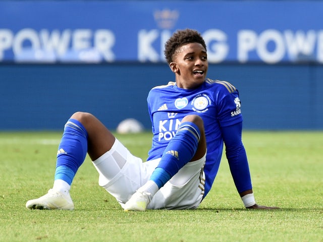 Leicester City's Demarai Gray pictured in June 2020