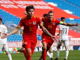 Wales youngster Neco Williams celebrates scoring the winner against Bulgaria on September 6, 2020