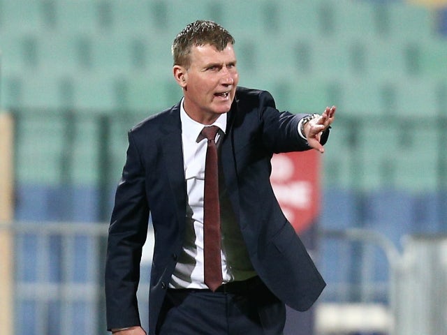 Stephen Kenny pictured in charge of Republic of Ireland for the first time on September 3, 2020