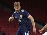 Stuart Armstrong pictured for Scotland on September 4, 2020