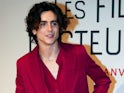 Timothee Chalamet pictured on December 12, 2019