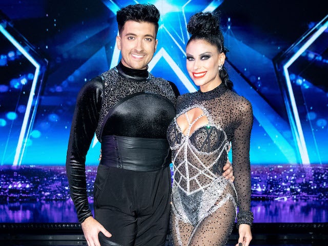 Aaron and Jasmine on the second semi-final of Britain's Got Talent on September 12, 2020