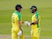 Glenn Maxwell and Mitch Marsh in the middle during Australia's ODI with England on September 11, 2020