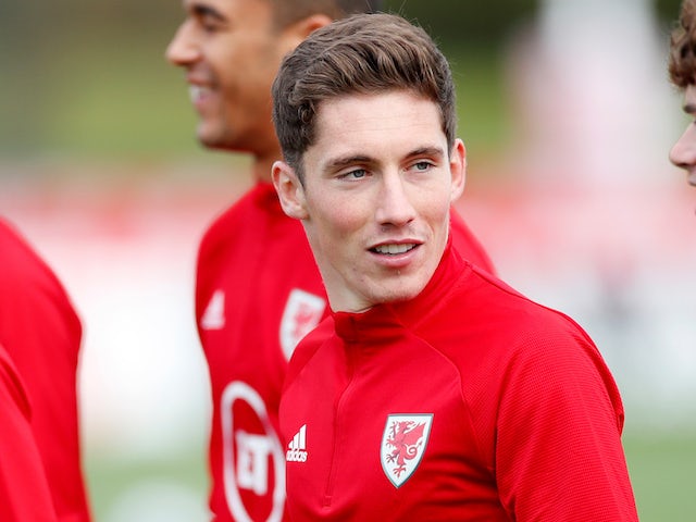 Liverpool midfielder Harry Wilson pictured in Wales training on September 5, 2020