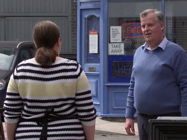 Brian and Mary on the first episode of Coronation Street on September 23, 2020