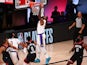 LA Lakers' LeBron James scores against Houston Rockets on September 13, 2020