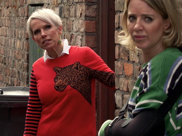 Debbie and Abi on the second episode of Coronation Street on September 21, 2020