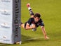 Bristol Bears' Piers O'Conor scores a try against Northampton Saints on September 8, 2020